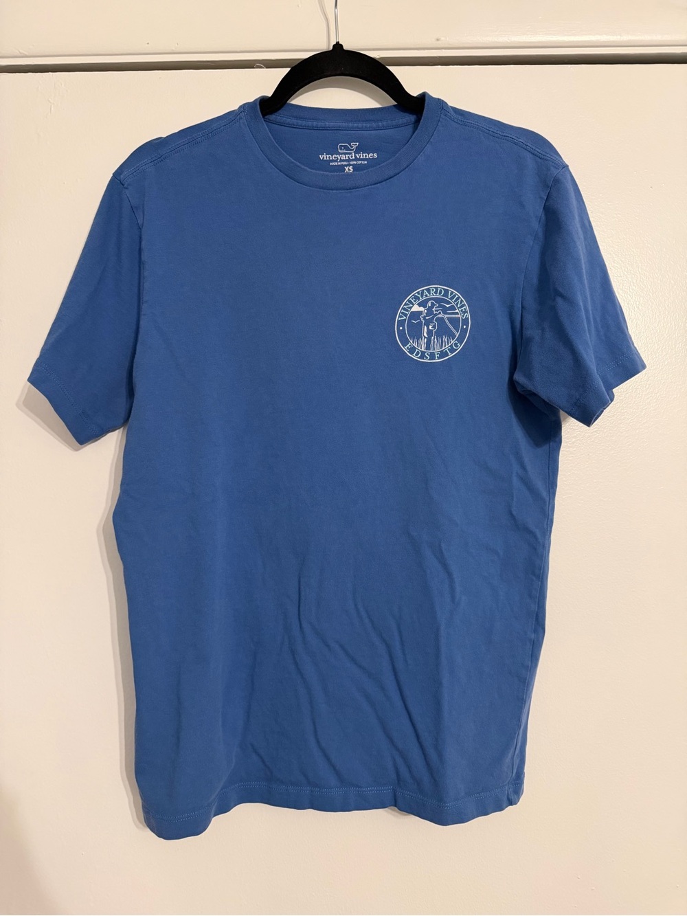 Vineyard Vines Blue Logo Short Sleeve Tee - Size XS